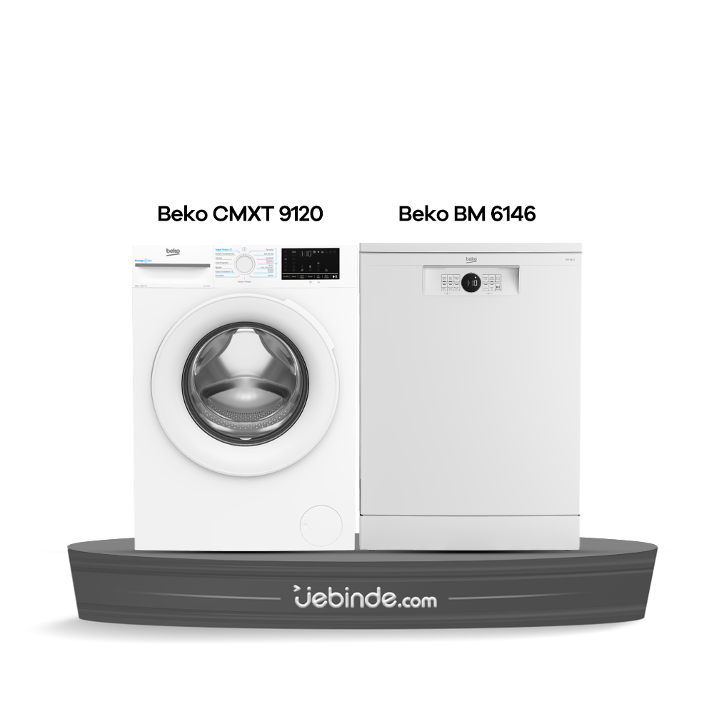 Beko 2 li &#199;amaşır ve Bulaşık Paketi-24 (CMXT 9120 + BM 6146)